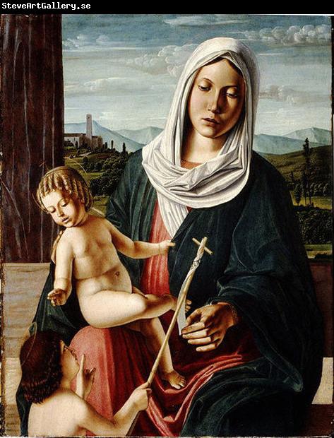 Michele da Verona Madonna and Child with the Infant Saint John the Baptist